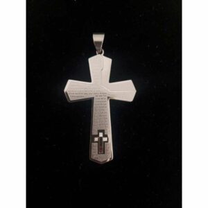 Cross Pendant with Our Father